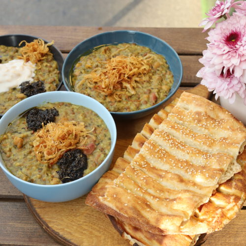 آش شله قلمکار ( آش عباسعلی کرمانشاهی )